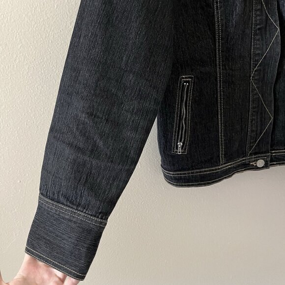 Cabi Jean Skirt Jacket Set Blazer Y2K Indie Sleeze 2000s Vtg Grunge Goth Retro 6 - Picture 4 of 10